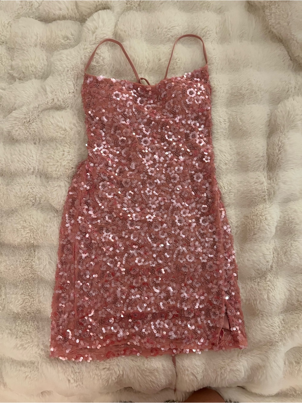 Sequin Pink Alex & Sophia Dress